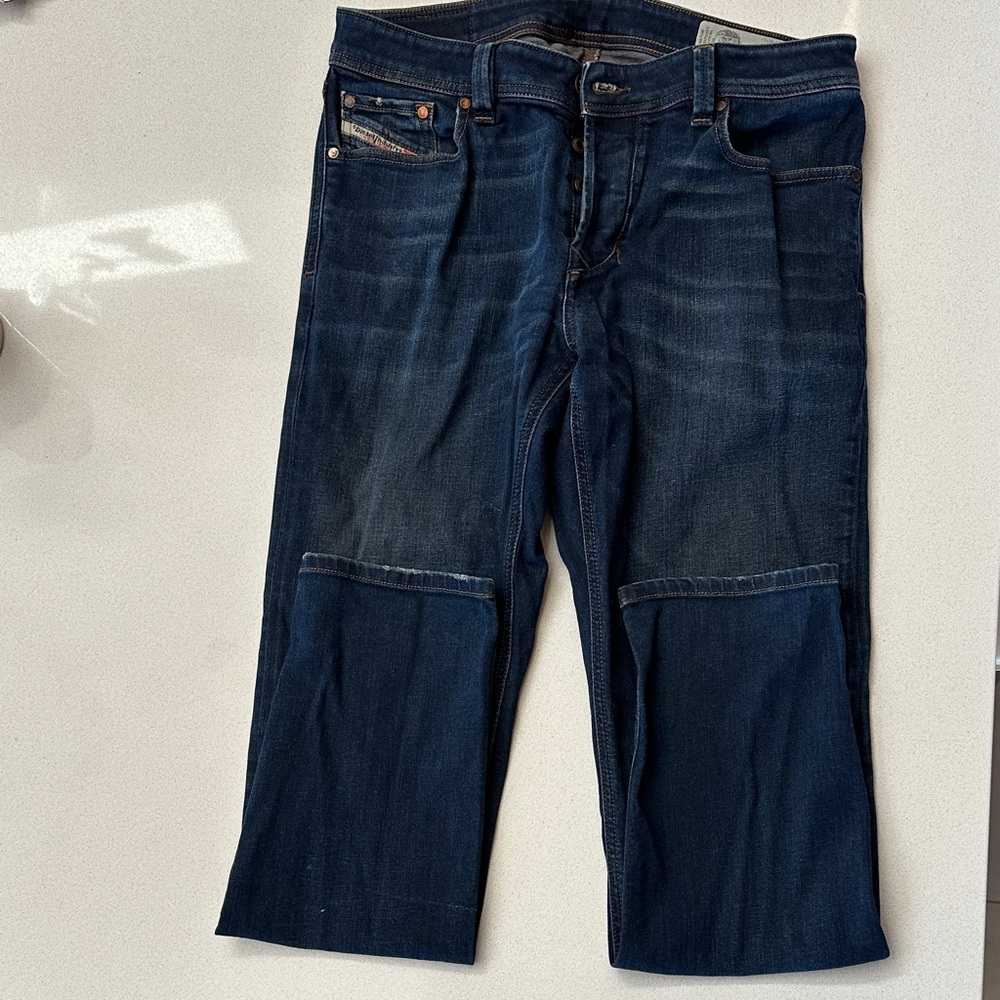 Diesel Dark Blue Straight Men's Jeans
